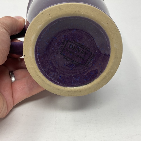 Denby Java Purple (retired) Stoneware Footed Coffee Mug (2 available $20 EACH) - Picture 6 of 6